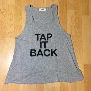 Soulcycle (Tap It Back) Womens Grey Tank - Small